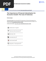 The Importance of Financial Liberalisation For Economic Growth The Case of Indonesia-1