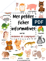 Mes Petites Fiches Animaux de Compagnie 2