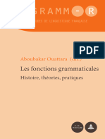 Les Fonctions Grammaticales