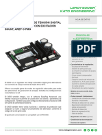 Regulador de Tensión Digital para Alternadores Con Excitación Shunt, Arep O PMG