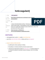 Heparin (Anticoagulant)