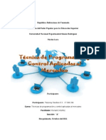 Técnicas de Programación y Control Aplicadas Al Mercadeo