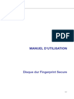 Fingerprint Secure Hard Drive - User Manual - FR - 1907