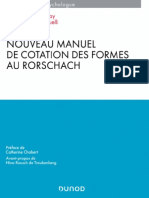 Nouveau Manuel de Cotation Des Formes Au Rorschach 2e Ed