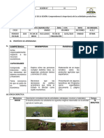 Sesión de Aprendizaje 001 - Identificamos Las Características de Las Actividades Agropecuarias