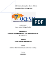 Resumen de Metodologa para La Elaboracin Del Presupuesto