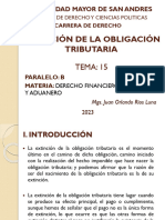 Tema 15. Extinción de La Obligación Tributaria