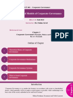 Chapter 3 - Theories and Models of Corporate Governance