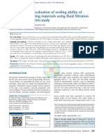 A Comparative Evaluation of Sealing Ability of Fou