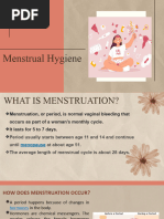 Menstrual Hygiene