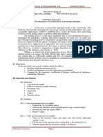 ABE 30 Lab Exercise 6 Operation and Performance of A Laboratory Scale Paddy Dehusker