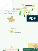 Lesson 5 Outlining Reading Texts in Various Disciplines