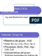 Química Analitica Cualitativa Grupo Iia