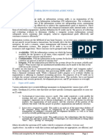 INFORMATIONS SYSTEMS AUDIT NOTES Muchelule