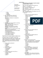 7 Exercise Middle Test