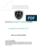 Simulacro Guardia Civil 2021