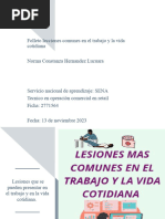 Lecciones en El Trabajo 13-11-2023