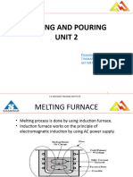 Melting & Pouring of Steel Castings