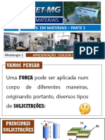 Aula 4 - Ensaio de Materiais - Tração - Compressão e Cisalhamento