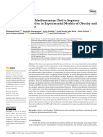 The Potential of The Mediterranean Diet To Improve Mitochondrial Function in Experimental Models of Obesity and Metabolic Syndrome