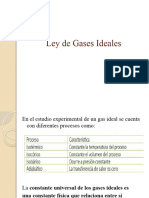 Ley de Gases Ideales