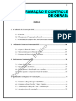 1.programação e Controle de Obras