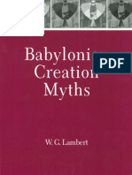 Lambert, W. G. - Babylonian Creation Myths - 2013