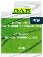 Spare Parts Catalogue Catalogo Ricambi 50 HZ 01 03