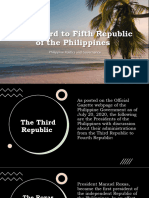 PPG 8 - The Third To Fifth Republic of The Philippines