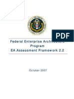 OMB EA Assessment Framework 2.2