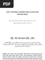 Ayat Tentang Sumber Daya Alam Dan Bahan Baku