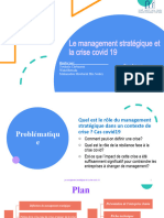 Le Management Stratégique Et La Crise Covid 19