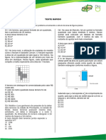 TESTE RÁPIDO - ÁREA DE FIGURAS PLANAS - 9 Sno