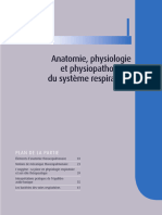 Partie. Anatomie, Physiologie Et Physiopathologie Du Système Respiratoire. Plan de La Partie