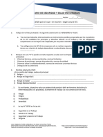 Primer Balotario I Seguridad en El Trabajo 2023