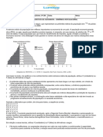 3º em - Lista de Exercícios - Dinâmica Populacional