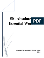 504 Absolutely Essential Words