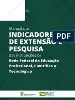 Manual Indicadores Extensao Pesquisa Rede Epct