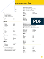 Grammar Reference Answer Key