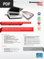 Lenovo Ideapad S300 Datasheet