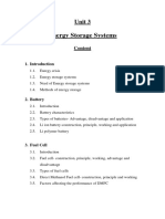 UNIT 3 Energy Storage Systems