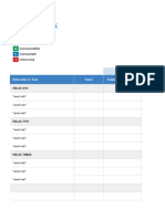 PM Raci Matrix