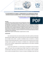 Artigo - Mobilidade Urbana Na Avenida Valter Alencar em Teresina, Piauí.