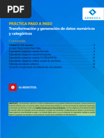 ADTD-27 Transformación y Generación de Datos Numéricos y Categóricos