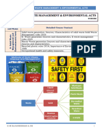 EVS Unit-6 Solid Waste Managment & Environmental Act