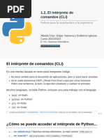 1.2. El Intérprete de Comandos
