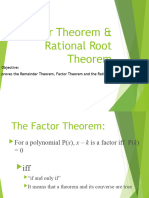 G10 Math Q1 - Week 6 - Factor Theorem