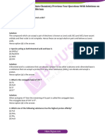 JEE Main Chemistry Previous Year Questions With Solutions On Equilibrium