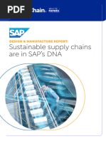 Sustainable Supply Chains Are in SAP's DNA