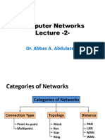 Computer Networks Lecture - 2-: Dr. Abbas A. Abdulazeez